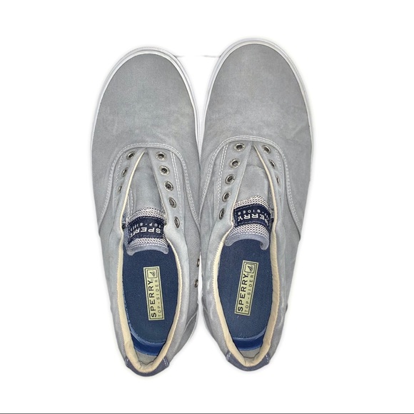 Sperry Halyard CVO Salt Washed Laceless Sneakers - Picture 7 of 10